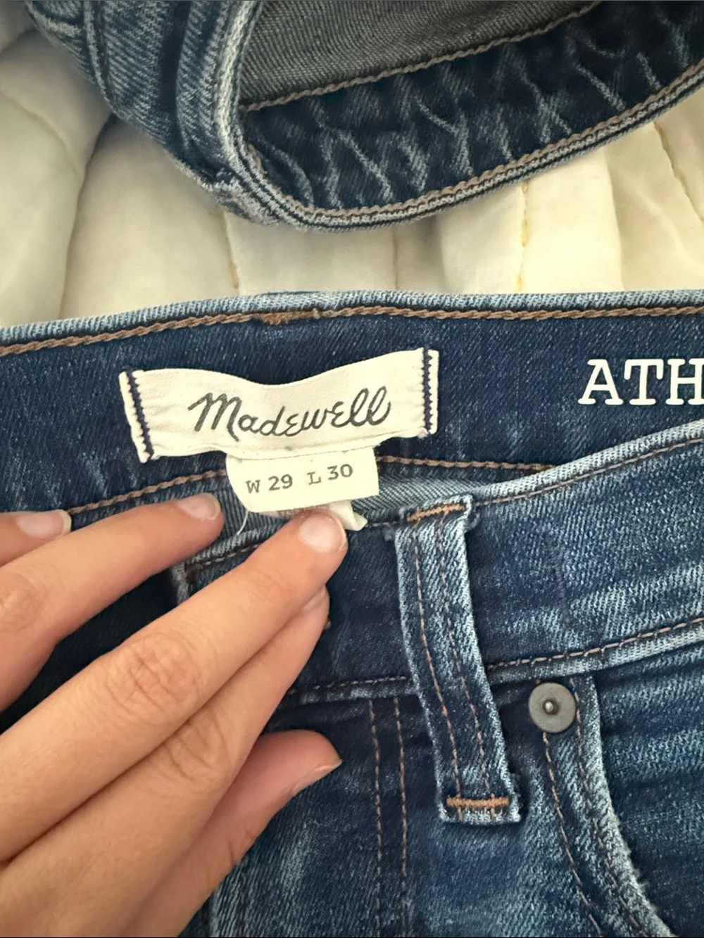 Madewell Indigo Straight-Leg Jeans